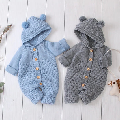 Knitted Baby Romper – Soft, Cozy, and Stylish for Your Baby’s First Winter