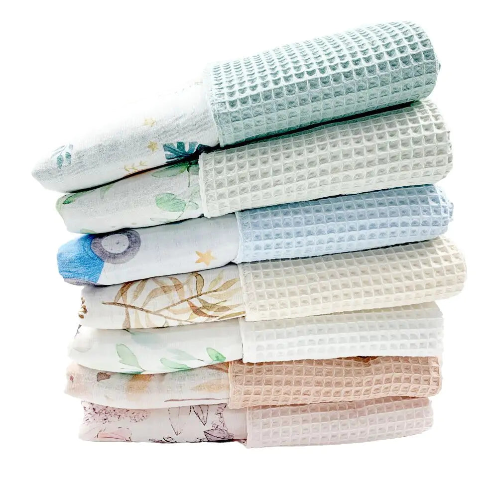 Cotton Waffle Baby Blanket – Soft, Breathable Comfort for Your Little One