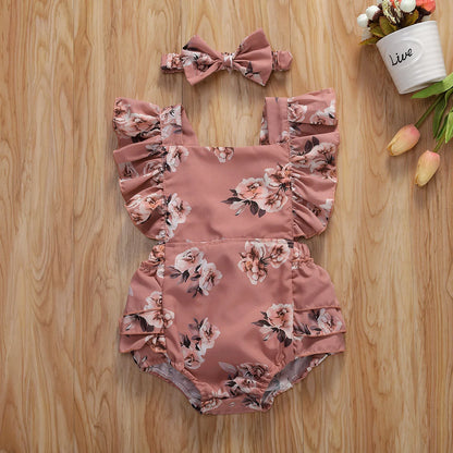 Baby Girl Floral Romper - Comfortable, Cute, and Perfect for Every Occasion