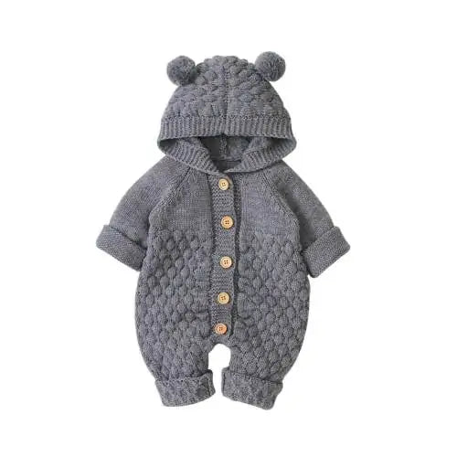 Knitted Baby Romper – Soft, Cozy, and Stylish for Your Baby’s First Winter