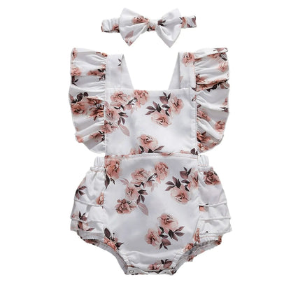 Baby Girl Floral Romper - Comfortable, Cute, and Perfect for Every Occasion