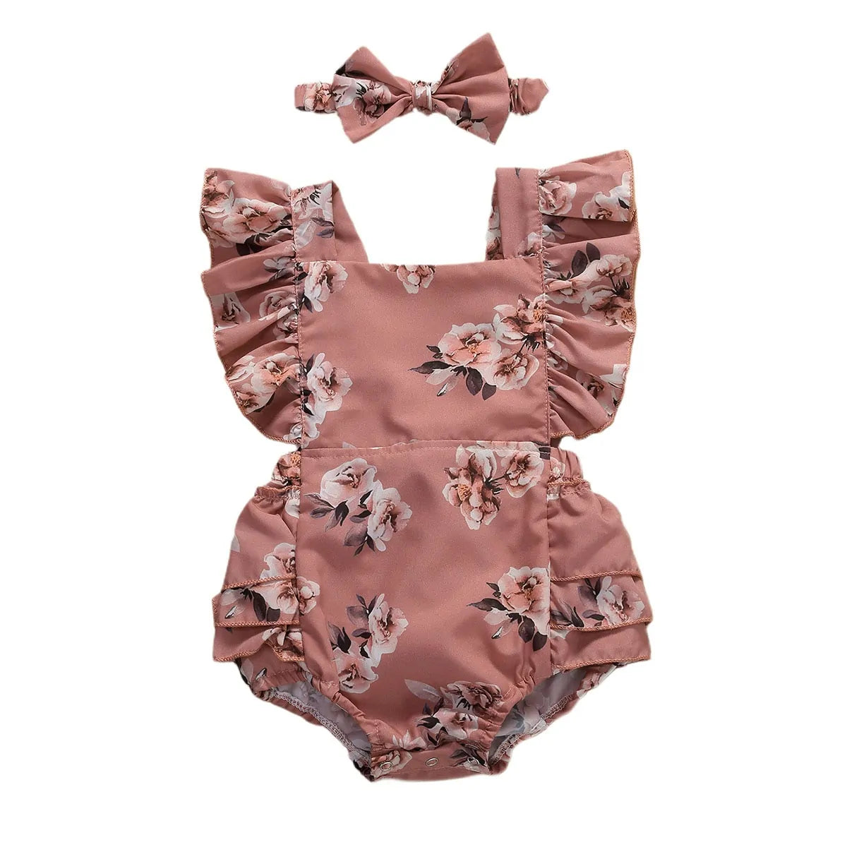 Baby Girl Floral Romper - Comfortable, Cute, and Perfect for Every Occasion