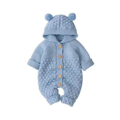 Knitted Baby Romper – Soft, Cozy, and Stylish for Your Baby’s First Winter