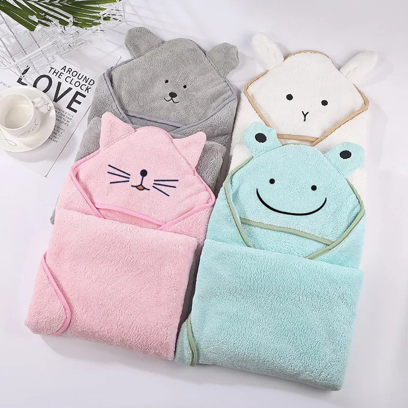 Baby Poncho Towel - Soft, Cozy, and Fun for Bath Time