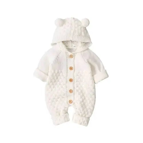 Knitted Baby Romper – Soft, Cozy, and Stylish for Your Baby’s First Winter