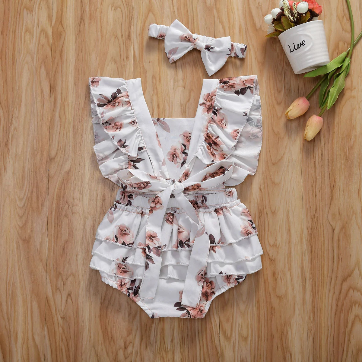 Baby Girl Floral Romper - Comfortable, Cute, and Perfect for Every Occasion