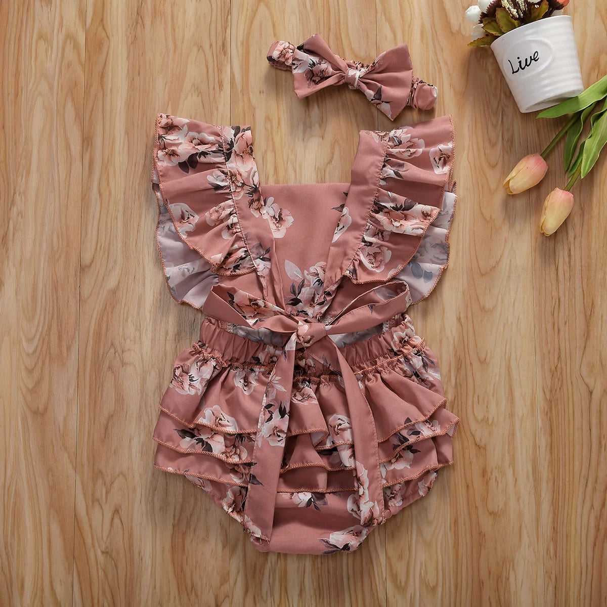 Baby Girl Floral Romper - Comfortable, Cute, and Perfect for Every Occasion